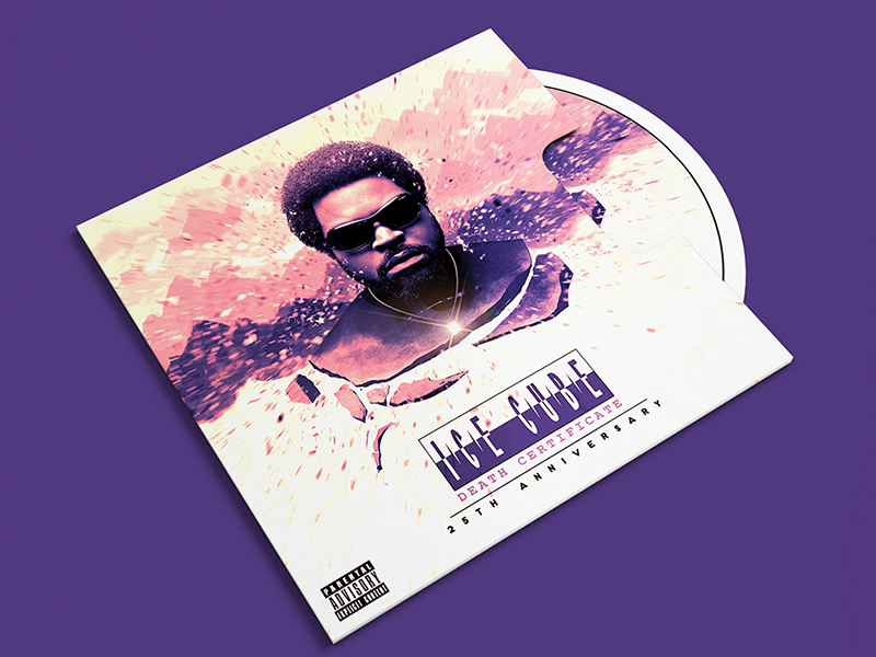 Album Cover - Ice Cube contest. f1 digitals dance party music icecube cd sleeves cd ddesign cover album