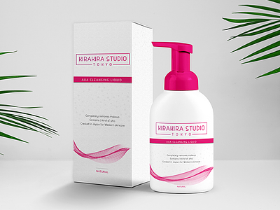 065 Product Packaging Design beauty beauty product cleanser cleansing liquid fairness kirakira studio label label design packaging product packaging tokyo