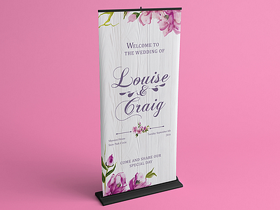 067 Wedding Roller Banner Design banner roll up banner roller banner stand banner standy wedding wedding banner