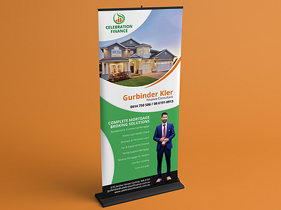 073 Roller Banner banner property real estate banner roll up banner roller banner stand banner standy