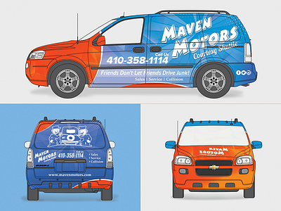 086 Van Wrap car car wrap maven motors printing van van cover van wrap