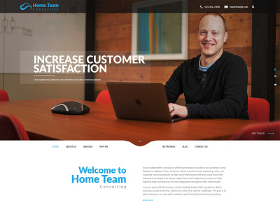 Increase Customer Satisfaction - Web Page