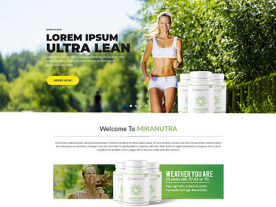 Mikanutra Web Page Design
