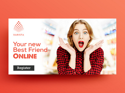 Your New Best Friend Online Banner Design ad advertisement banner banner ad design google ads instagram banner nisha nisha droch nisha f1