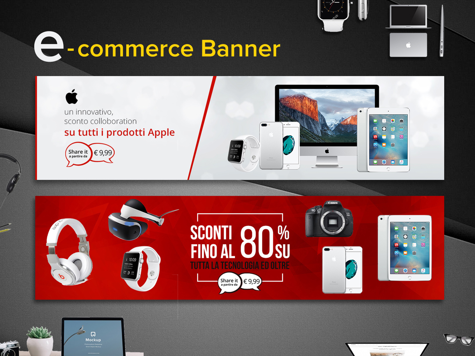 E-Commerce Banner Design by Nisha Droch on Dribbble