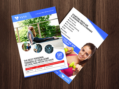 Vyta Flyer Design ad advertisement banner design flyer graphics instagram nisha nisha droch nisha f1 poster trainers yoga