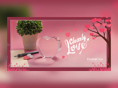 Crystal Clear Banner Design ad advertisement banner crystal design flyer graphics instagram nisha nisha droch nisha f1 poster