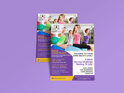 Boot Camp Blast Flyer Design ad advertisement banner brochure design flyer graphics instagram nisha nisha droch nisha f1 poster vector