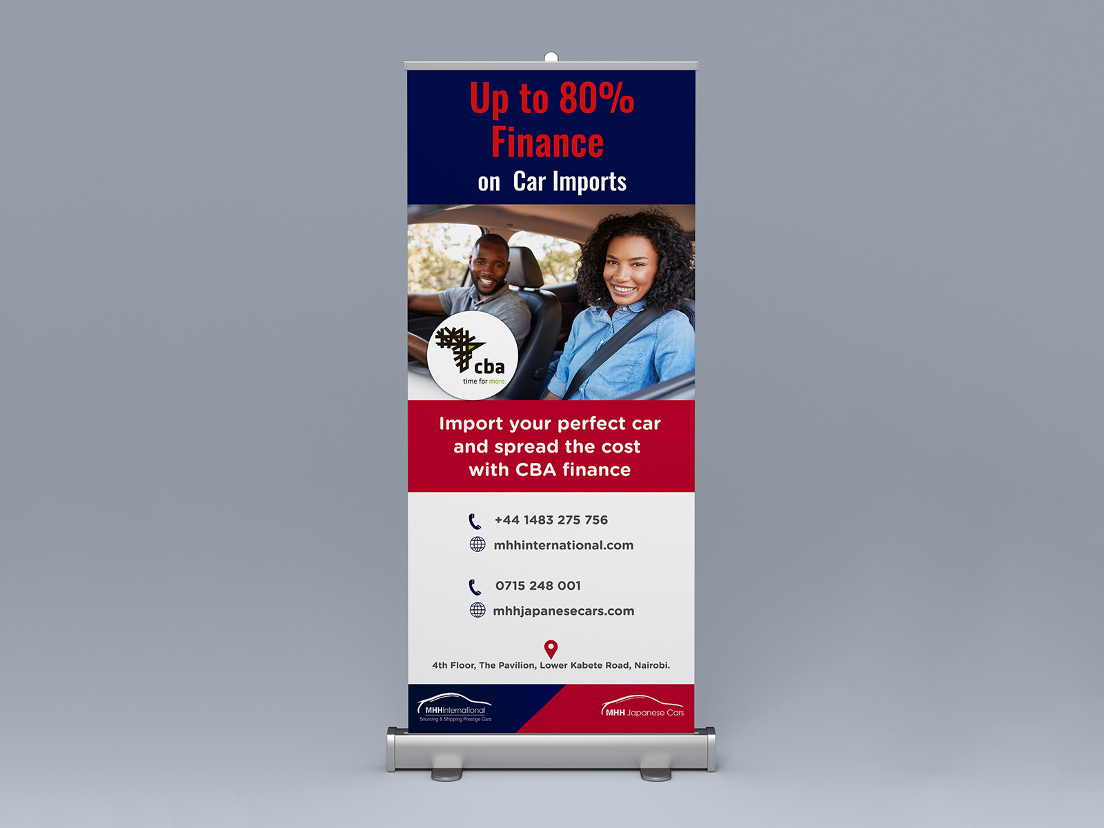 Finance Roll Up Banner by Nisha Droch on Dribbble