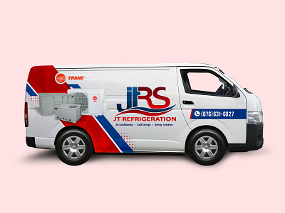 JRS Van Cover Design ad advertisement car car wrap decor decorating centre design nisha nisha droch nisha f1 printing refrigerator van van cover van wrap