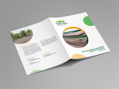 Walters Farms Brochure advertisement brochure brochure design brochure layout brochure mockup catalog design farms flyer graphics instagram nisha nishadroch print