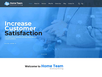 Increase Customer Satisfaction Web Page Design branding concept creative design landing landing page nisha nisha droch nisha f1 page site typography web web page website