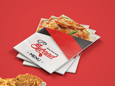 Swaad Menu Design ad branding design graphic design hotel menu menu card menu design nisha nisha droch nisha f1 restaurant swaad typography