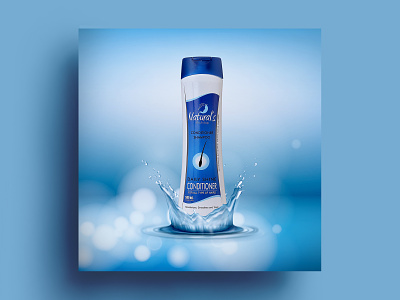 Naturals Conditioner Shampoo Packaging Design