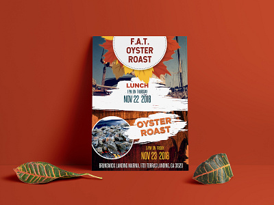 Oyster Roast Flyer Design