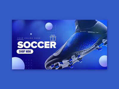 Soccer Banner Design ad advertisement banner banner ad design google ads graphics illustration instagram banner nisha nisha droch nisha f1