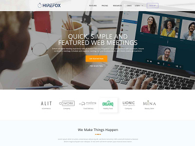 Hirefox Web Page Design