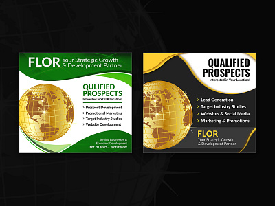 Qualified Prospects Banner Design ad advertisement banner banner ad branding design graphics instagram banner nisha nisha droch nisha f1