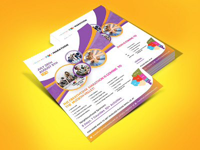 Marathon Flyer Design ad advertisement banner design flyer graphics instagram nisha nisha droch nisha f1 poster