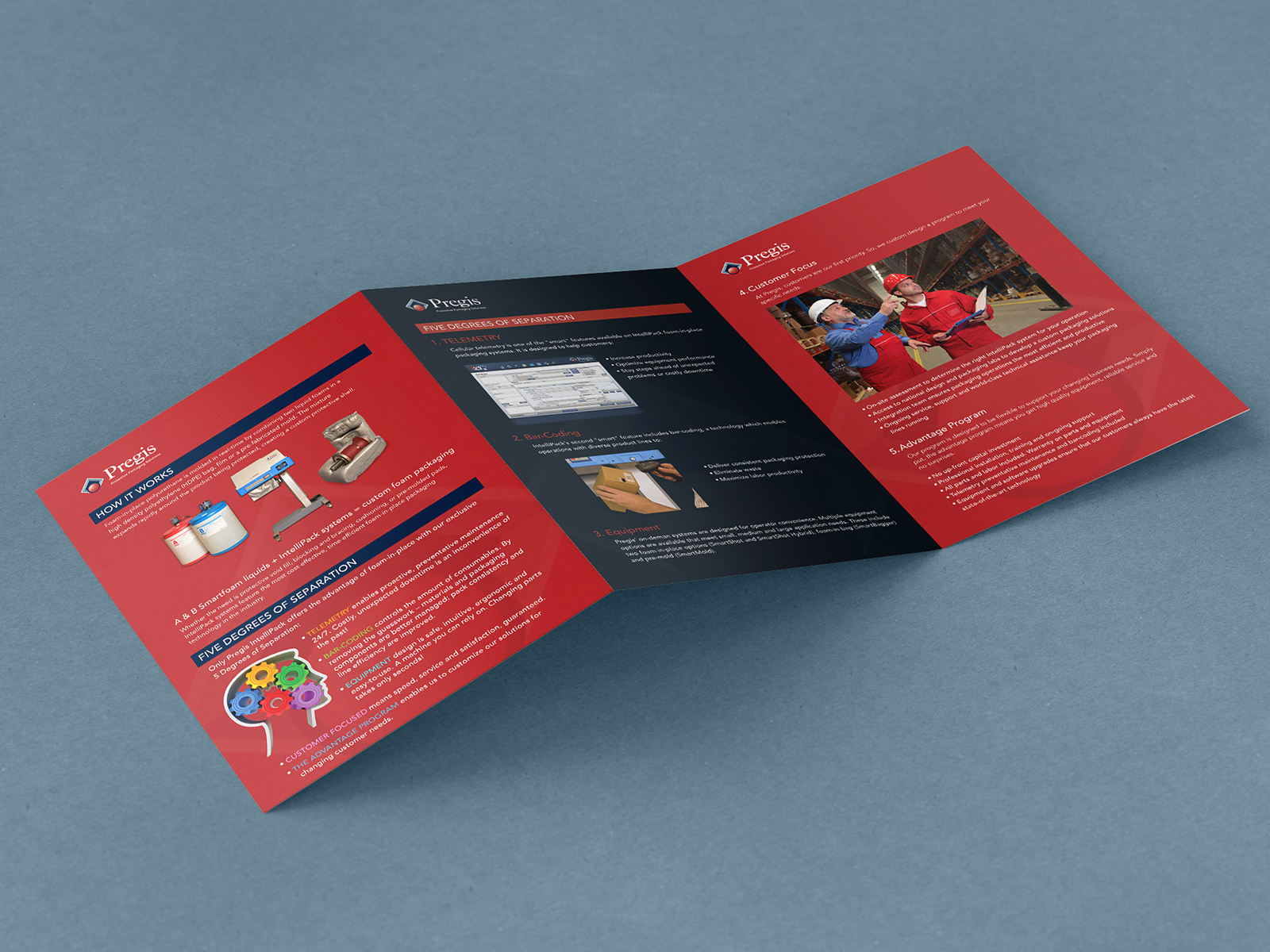 Pregis Brochure Design by Nisha Droch on Dribbble