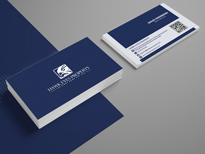 Hawk Eyes Property Business Card Design