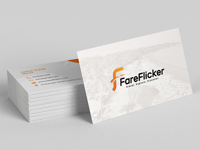 Fare Flicker Business Card Design business card business card template card company design designer business card nisha nisha droch nisha f1