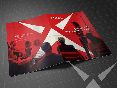 Pixel Brochure Design advertisement brochure brochure design brochure layout brochure mockup catalog design graphics nisha nisha f1 nishadroch