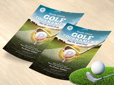 Golf Tournament Flyer Design