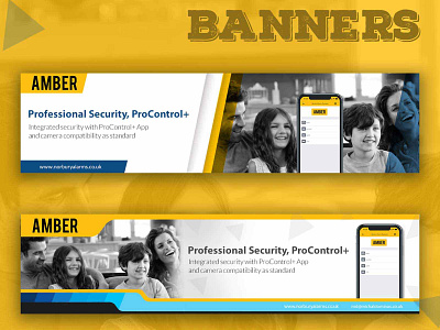 Amber Banner Design