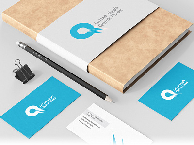 Quick Fixes Business Card Design business card business card template card company design designer business card nisha nisha droch nisha f1