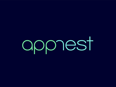 Logo Design 'App Nest' Web Developers branding logo