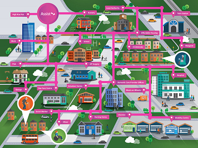 Illustration for Social Care Community Organisation