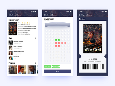 Movie app ui