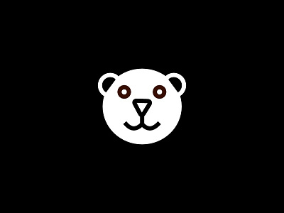 Polar Bear Logo Project bear black cute design logo my original polar polaric project white