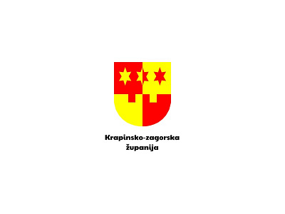 The Flag Of Krapina Zagorje County Logo county flag krapina logo of the zagorje