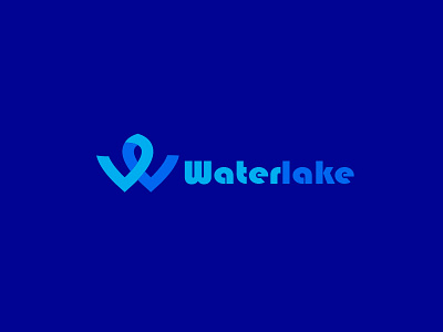 WaterLake Logo brand design dn dragutin logo my nesek project waterlake