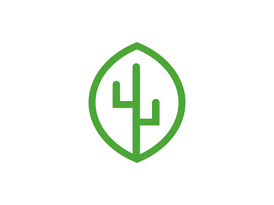 The Leaf Cactus Logo Rebounding cactus leaf logo rebounding the