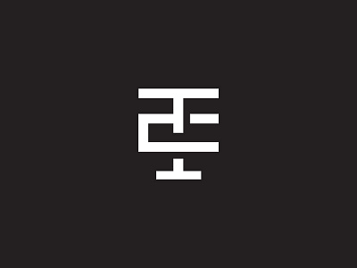 TE Monogram Logo Design