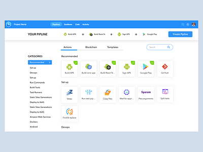 Buddy - list of tools and selection clean color creation dashboard dashboard design design pipeline sketch app ui ux ux design web design website