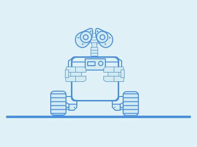 Wall-e illustraion illustrator sketchapp