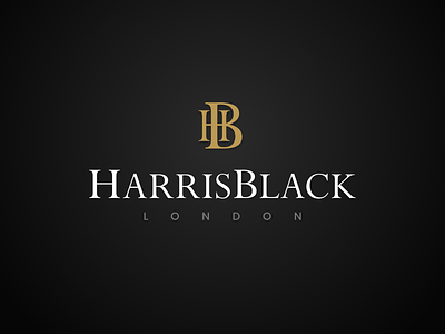 Harris Black bathroms brand design brand identity branding design logo luxury typogaphy