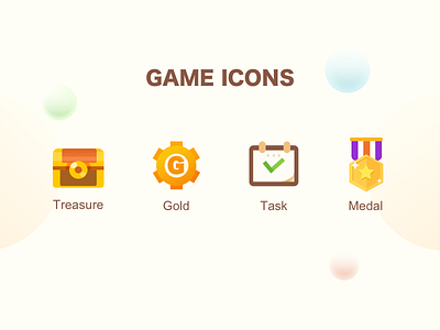 Game Icons game icon medal task treasure