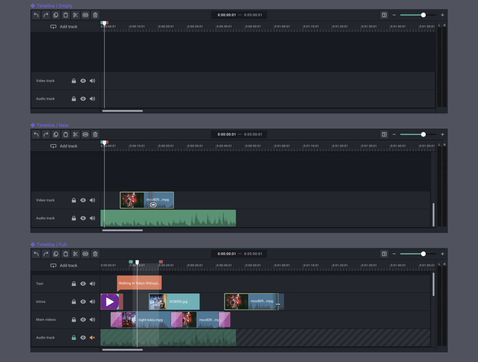 Video Editor Timeline By Eugene Dobrik On Dribbble