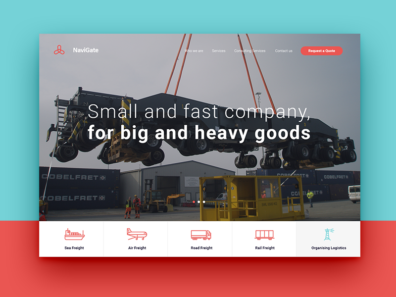 NaviGate industrial movement europe service delivery goods logistics forwarding