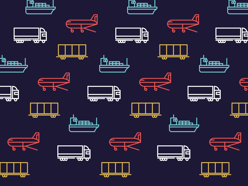 Logistics Icons cargo vector truck ship foreward movement logistics set download freebie free icons