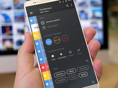 Issue Side Menu