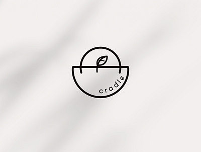 Cradle logo design graphic design logo