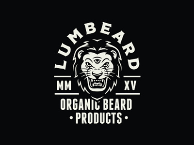 Lumbeard Lion badge branding leon lion