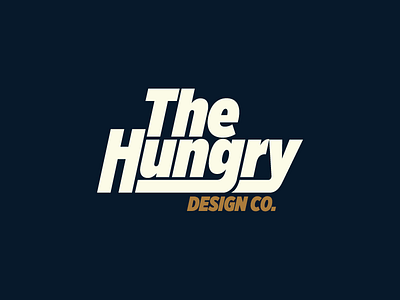 The Hungry branding illustration lettering logos logotype murals studio type typography