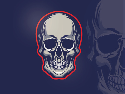 Logo Skull dribbble forsale logo logoinspiration skull